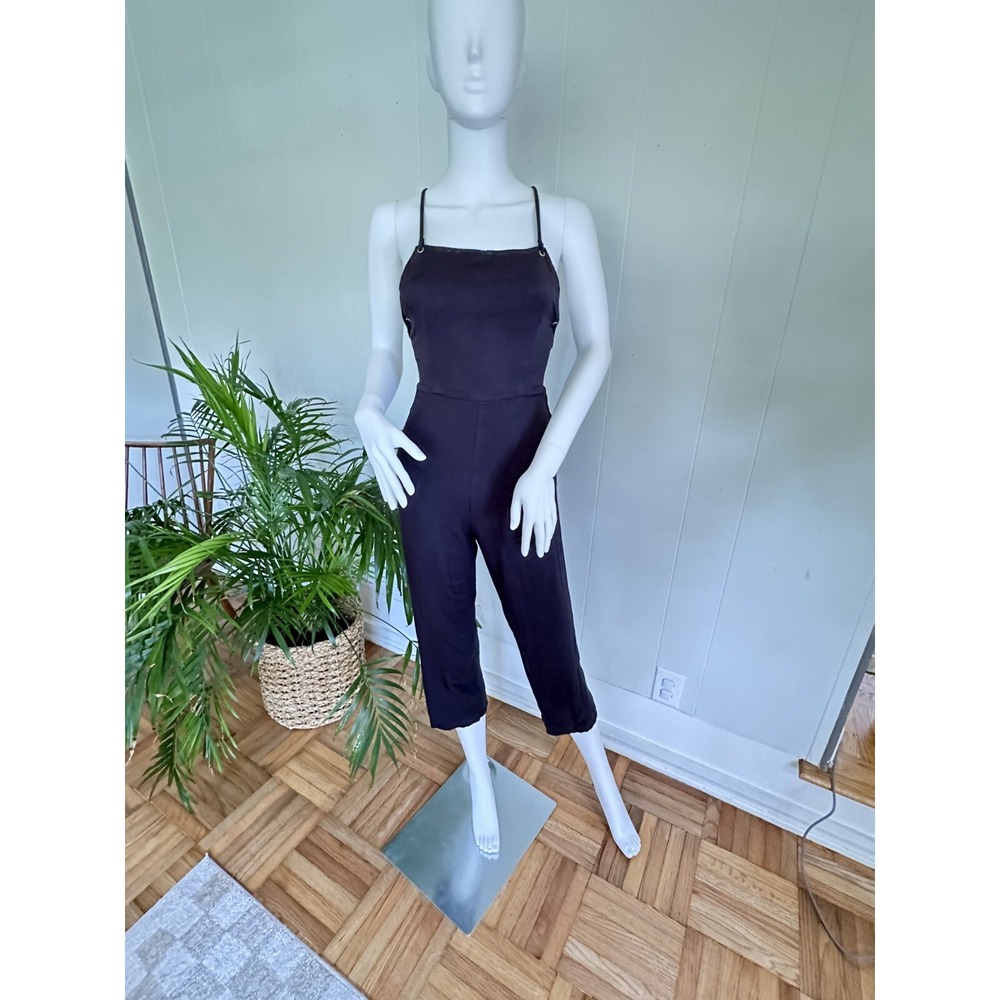RVCA Black‎ Backless Tie-Up Jumpsuit - XS